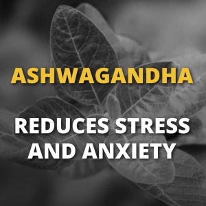 Ashwagandha Reduces Stress and Anxiety Research