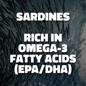 Sardines Rich In Omega-3 Fatty Acids EPA & DHA
